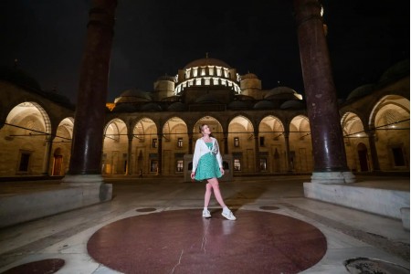 İstanbul'da Akşam Yürüyüşü Fotoğrafları